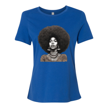 Chocolate Cutie Women’s Relaxed Jersey Tee - Plant Based Hair Care for Natural Hair